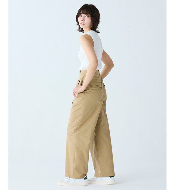 LACOSTE「UVカット クールマックスリブニットタンクトップ」|ベスト・ジレ|