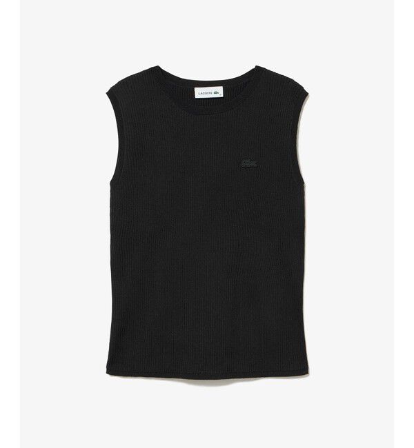 LACOSTE「UVカット クールマックスリブニットタンクトップ」|ベスト・ジレ|