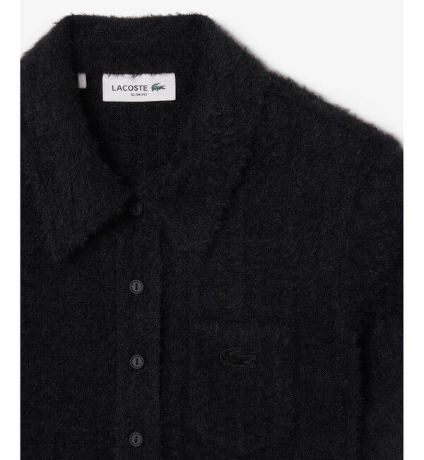 LACOSTE「スリムフィットシャギーリブニットポロシャツ」|ポロシャツ|