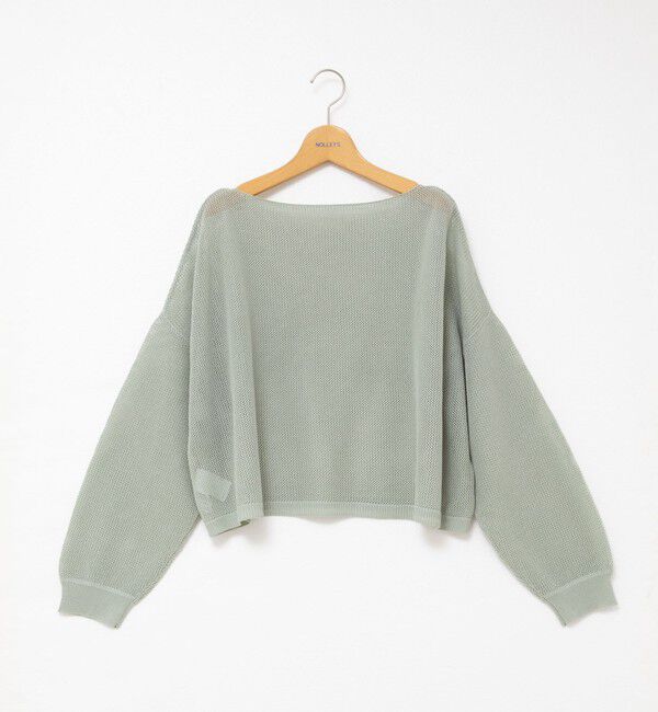 NOLLEY'S「《手洗い可能》ドライメッシュショートプルオーバーニット」|ニット・セーター|