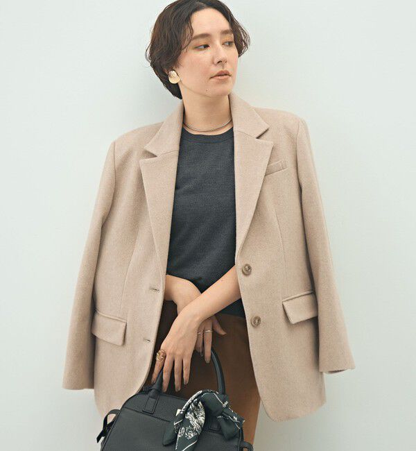 NOLLEY'S sophi「ショートビーバーテーラードジャケット」|テーラードジャケット|