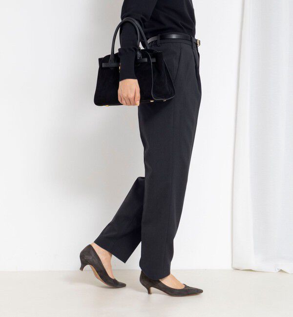 NOLLEY'S「《セットアップ対応》ウォッシャブルタックテーパードパンツ」|その他|