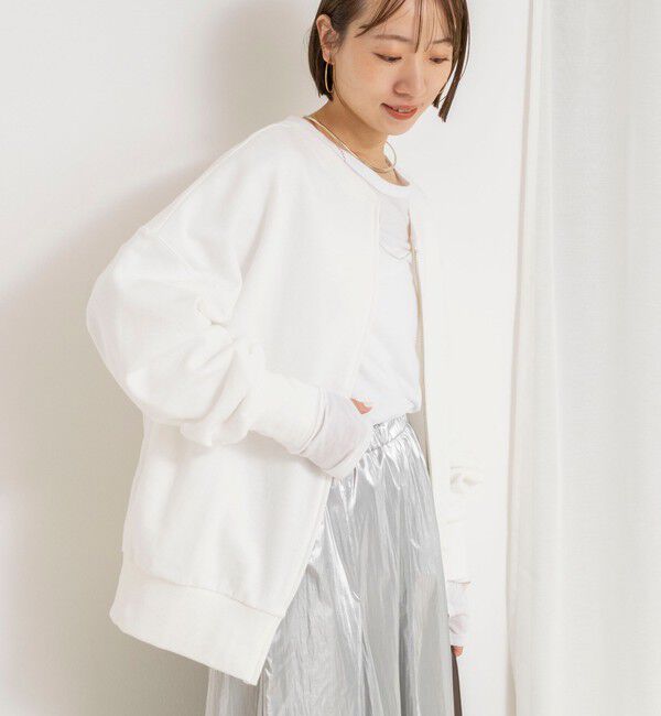 NOLLEY'S「ウォッシャブル2WAYロングジップスウェット」|スウェット・ジャージ|