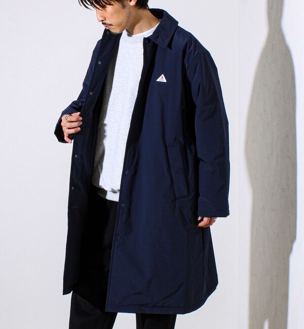 GLOSTER「【GEVACO/ゲバコ】中綿ステンカラーロングコート」|ステンカラーコート|