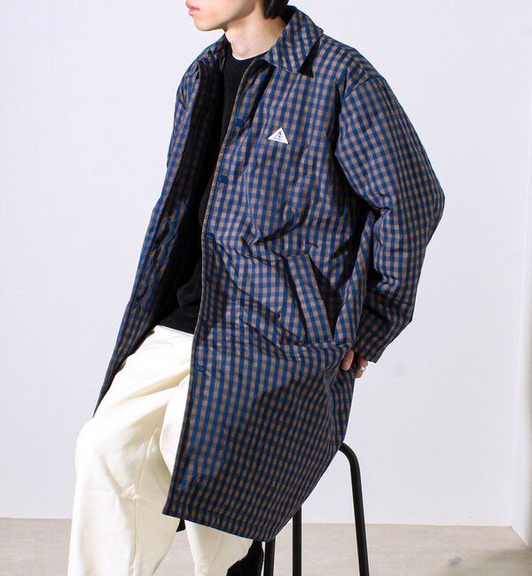 GLOSTER「【GEVACO/ゲバコ】中綿ステンカラーロングコート」|ステンカラーコート|