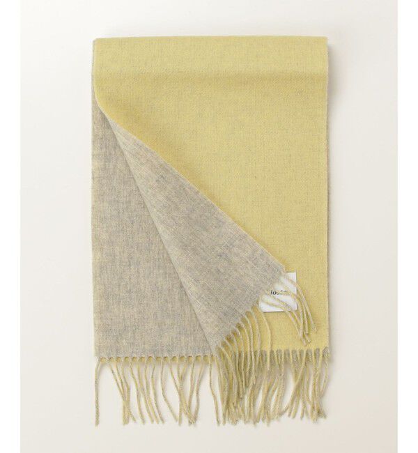 GLOSTER「【カシミヤブレンド】ウールリバーシブルソリッドマフラー」|マフラー|