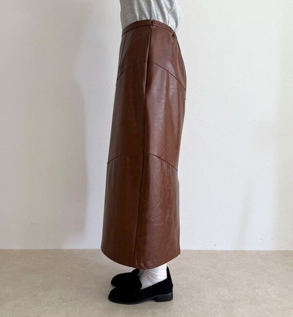fredy emue「ヴィンテージライクレザースカート」|スカート|