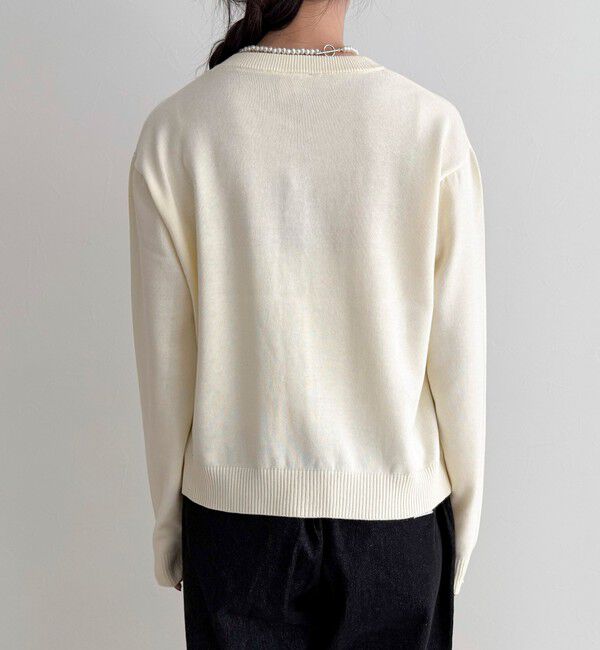 fredy emue「【GEVACO/ゲバコ】別注コットンラウンドネックカーデ」|カーディガン|