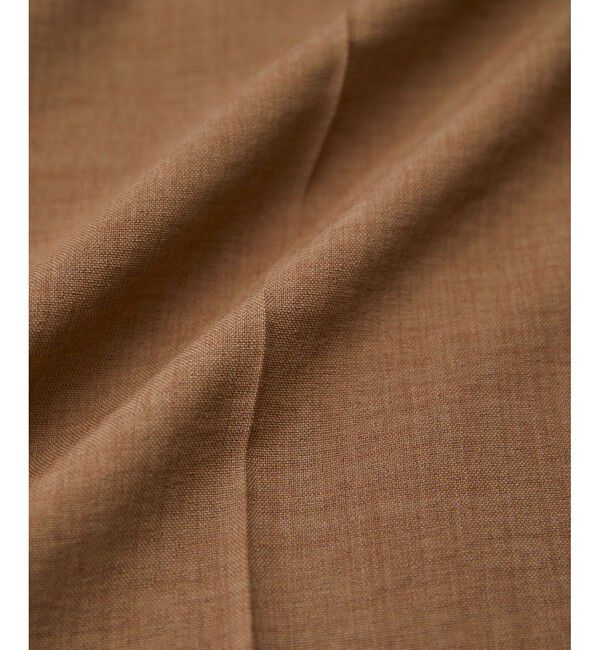 VIS「【美easy】リネンライクワンタックワイドスラックスパンツ【接触冷感/洗える】」|スラックス|