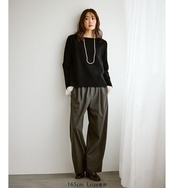 Rope&rsquo;Picnic「【洗濯機OK】ミラノリブニットプルオーバー」|ニット・セーター|