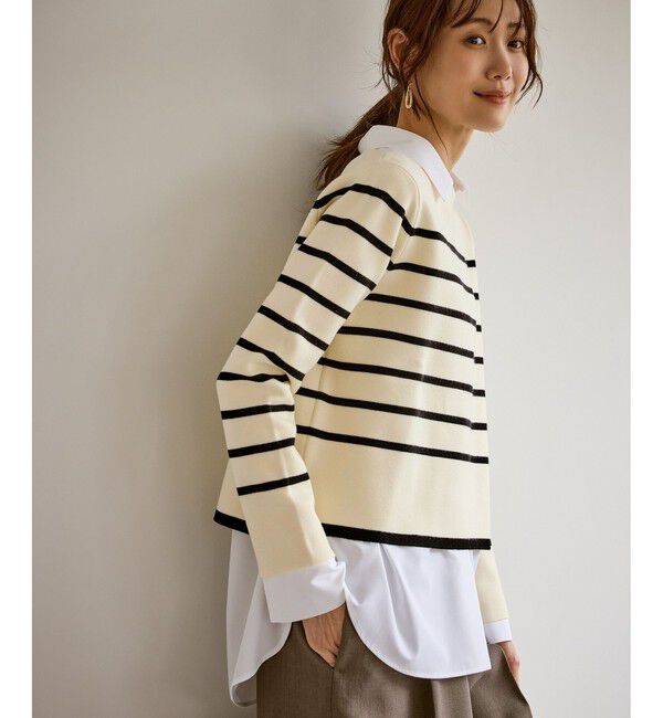 Rope&rsquo;Picnic「【洗濯機OK】ミラノリブニットプルオーバー」|ニット・セーター|