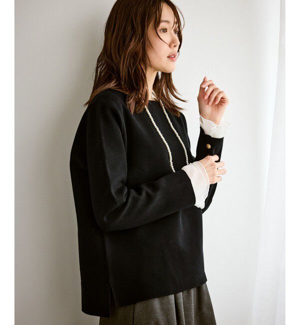 Rope&rsquo;Picnic「【洗濯機OK】ミラノリブニットプルオーバー」|ニット・セーター|