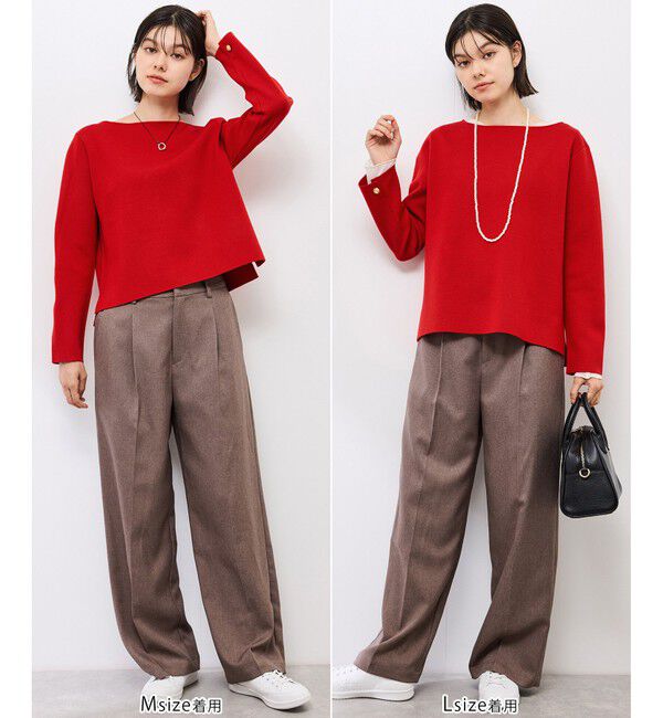 Rope&rsquo;Picnic「【洗濯機OK】ミラノリブニットプルオーバー」|ニット・セーター|