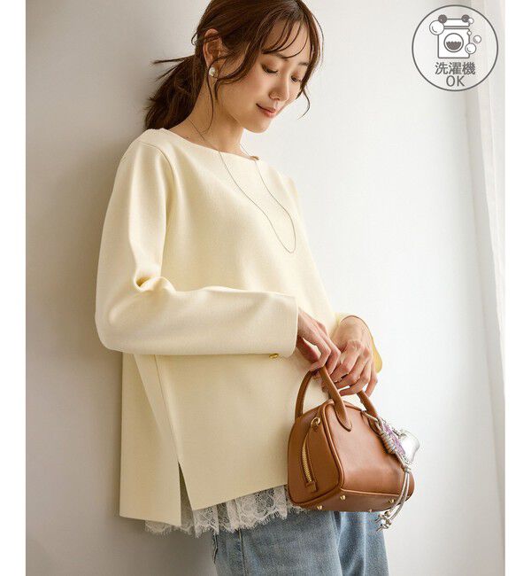 Rope&rsquo;Picnic「【洗濯機OK】ミラノリブニットプルオーバー」|ニット・セーター|キナリ(16)