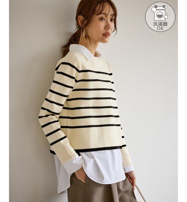 Rope&rsquo;Picnic「【洗濯機OK】ミラノリブニットプルオーバー」|ニット・セーター|キナリ系(17)