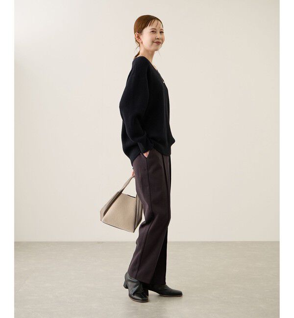 Rope&rsquo;Picnic「裏起毛ストレートパンツ」|チノ|