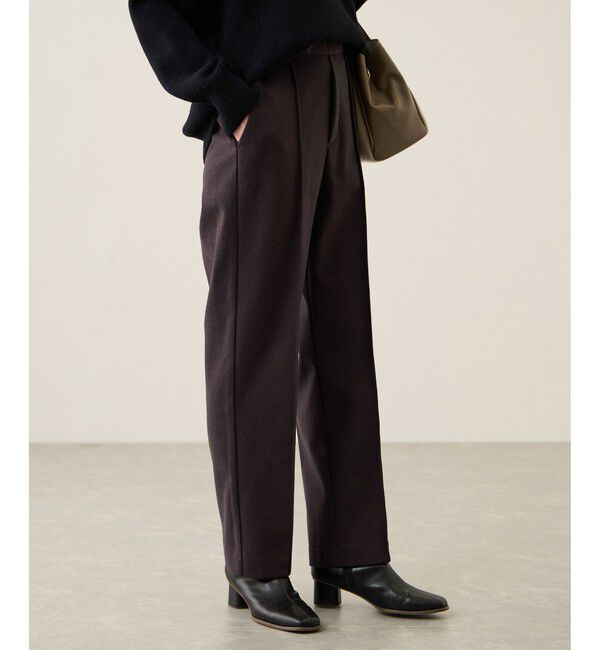 Rope&rsquo;Picnic「裏起毛ストレートパンツ」|チノ|