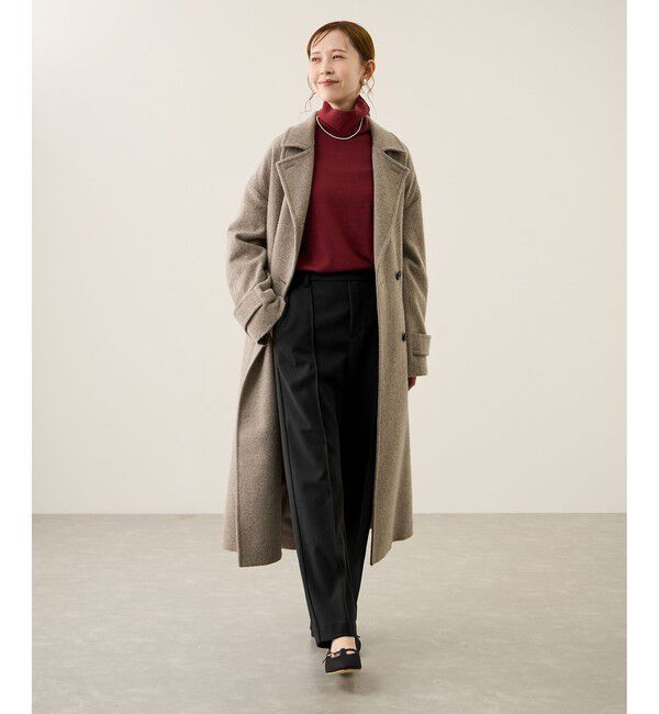 Rope&rsquo;Picnic「裏起毛ストレートパンツ」|チノ|