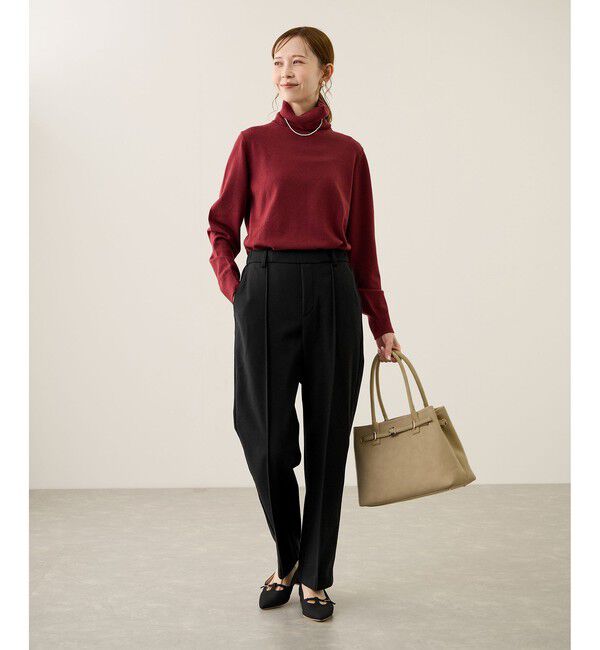 Rope&rsquo;Picnic「裏起毛ストレートパンツ」|チノ|