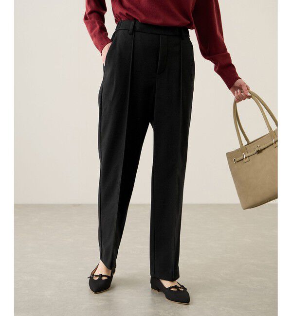 Rope&rsquo;Picnic「裏起毛ストレートパンツ」|チノ|