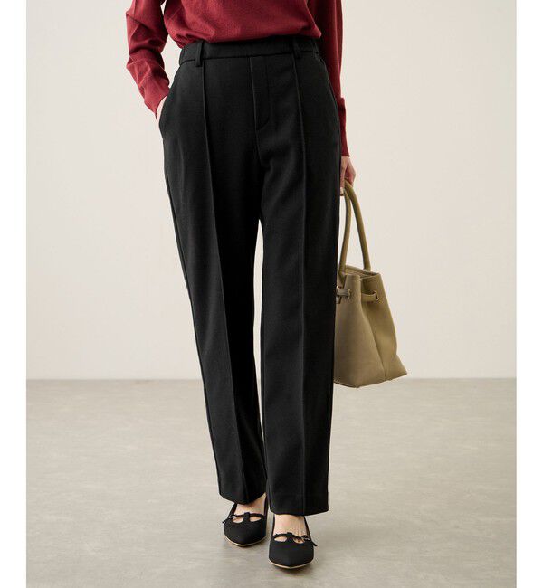 Rope&rsquo;Picnic「裏起毛ストレートパンツ」|チノ|