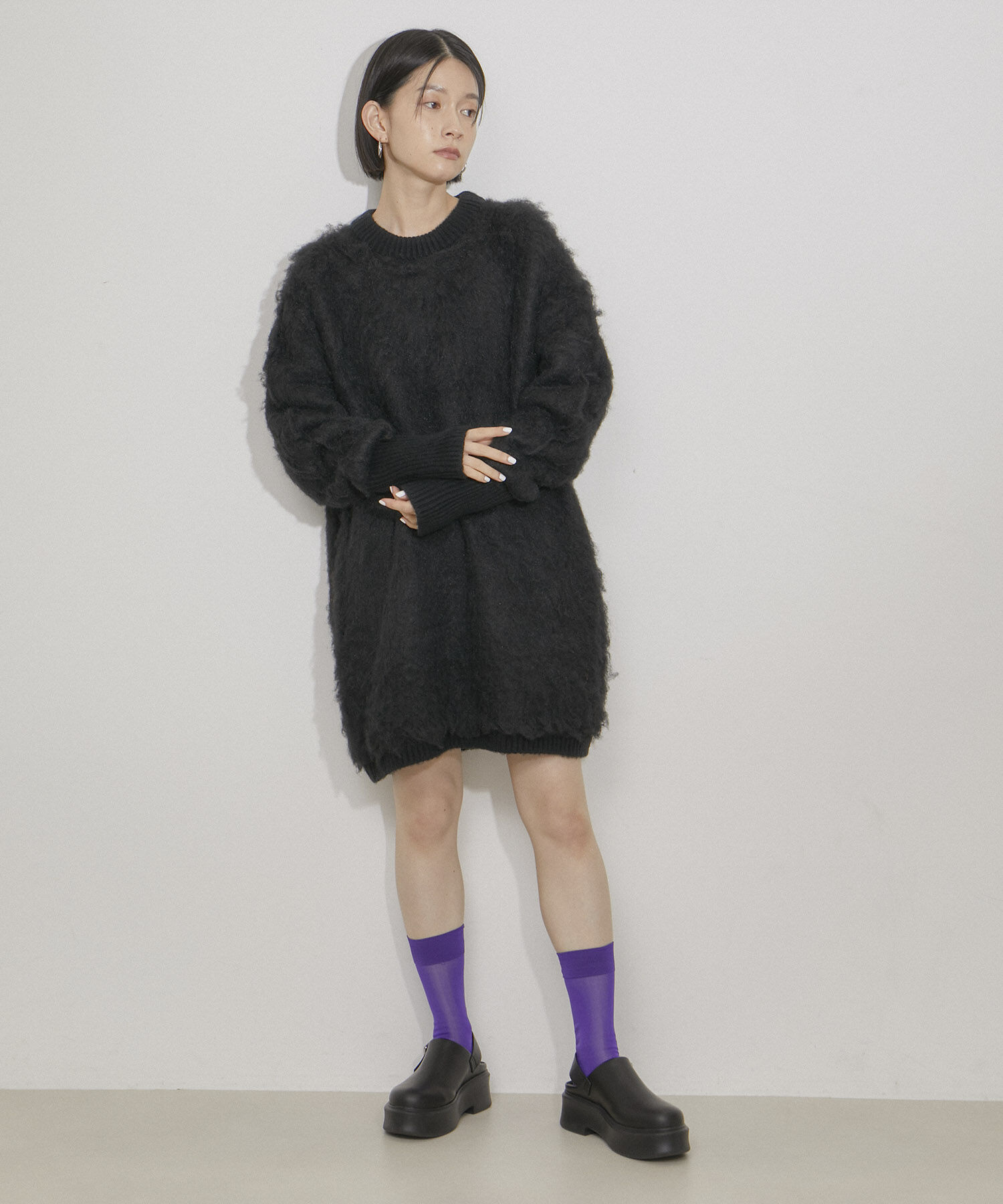 ADAM ET ROPE'「シアーARロゴソックス」|ソックス|