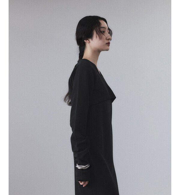 ADAM ET ROPE'「【サステナブル】Wフェイスジャージーセットワンピース」|ワンピース|