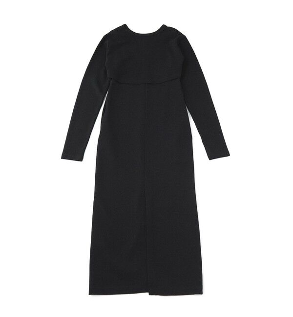 ADAM ET ROPE'「【サステナブル】Wフェイスジャージーセットワンピース」|ワンピース|