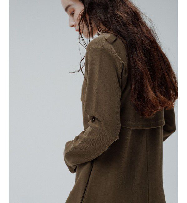 ADAM ET ROPE'「【サステナブル】Wフェイスジャージーセットワンピース」|ワンピース|