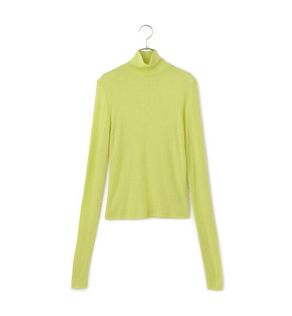 ADAM ET ROPE'「ウォッシャブルウールタートルネックカットオフプルオーバー」|Tシャツ・カットソー|