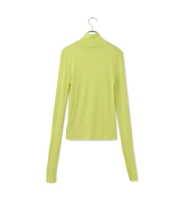 ADAM ET ROPE'「ウォッシャブルウールタートルネックカットオフプルオーバー」|Tシャツ・カットソー|