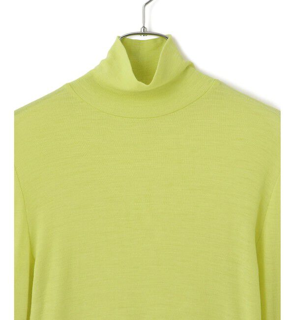 ADAM ET ROPE'「ウォッシャブルウールタートルネックカットオフプルオーバー」|Tシャツ・カットソー|