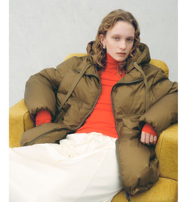 ADAM ET ROPE'「ウォッシャブルウールタートルネックカットオフプルオーバー」|Tシャツ・カットソー|