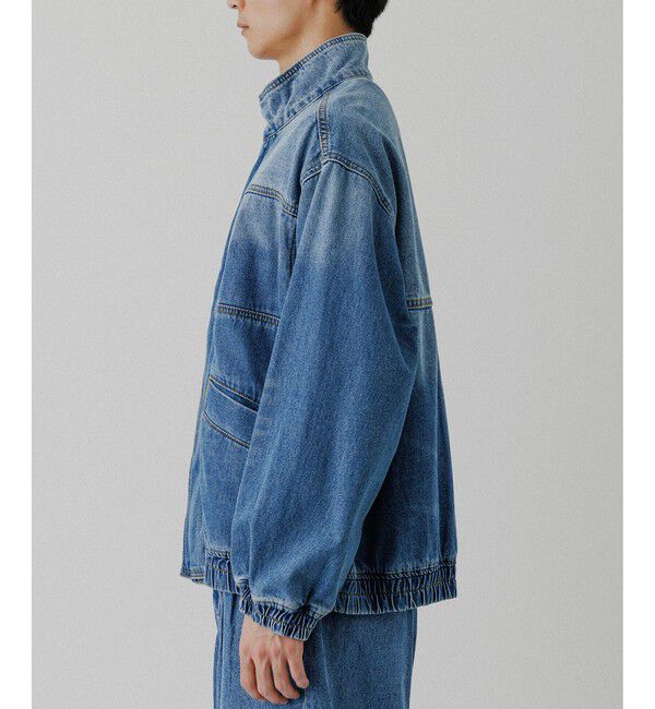 ADAM ET ROPE'「ブリーチデニム ボマージャケット / ADAM ET ROPE' JEANS -FILM-」|デニムジャケット|