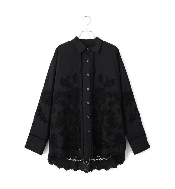 ADAM ET ROPE'「【EMOELLE】エンブロイダリーシャツ」|シャツ・ブラウス|