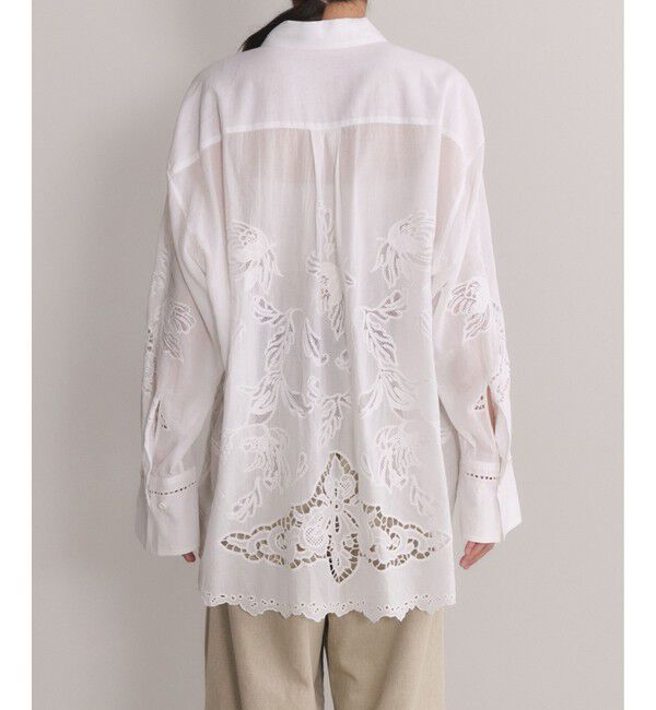 ADAM ET ROPE'「【EMOELLE】エンブロイダリーシャツ」|シャツ・ブラウス|