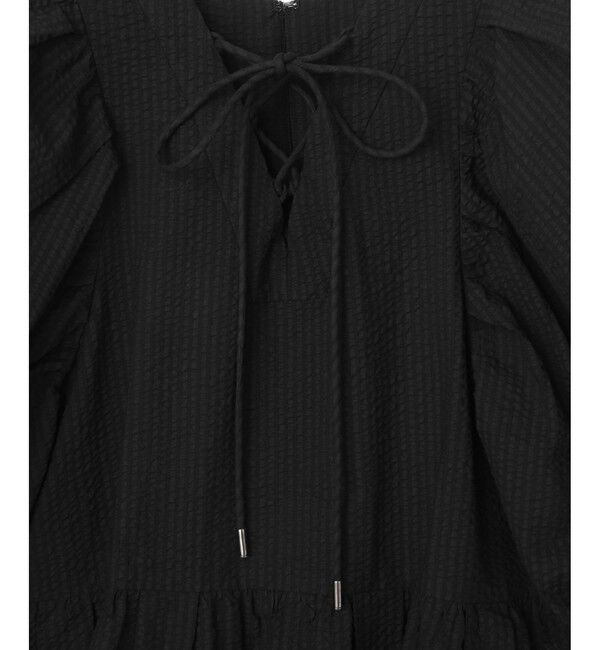 ADAM ET ROPE'「【WEB限定】2WAYバルーンスリーブチュニック」|シャツ・ブラウス|