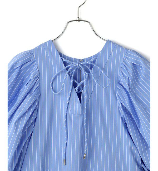 ADAM ET ROPE'「【WEB限定】2WAYバルーンスリーブチュニック」|シャツ・ブラウス|