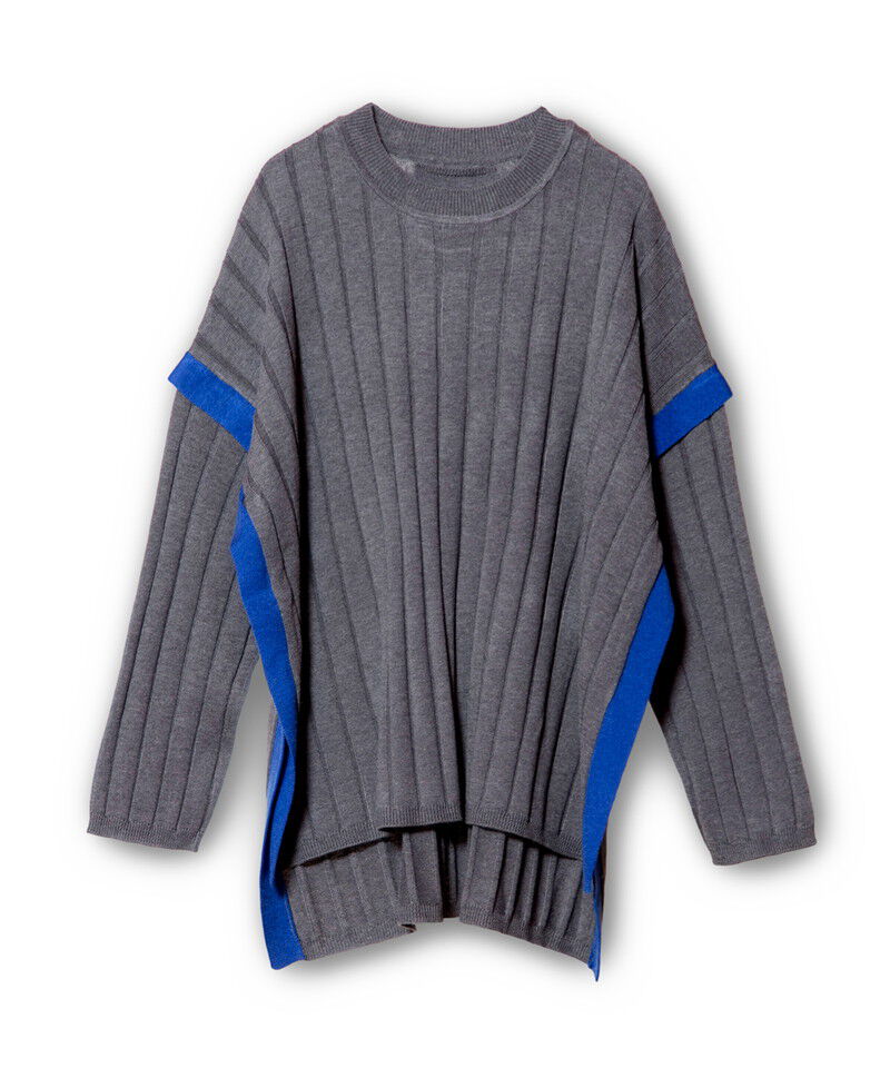  「ワイドリブニットプルオーバー」|ニット・セーター|