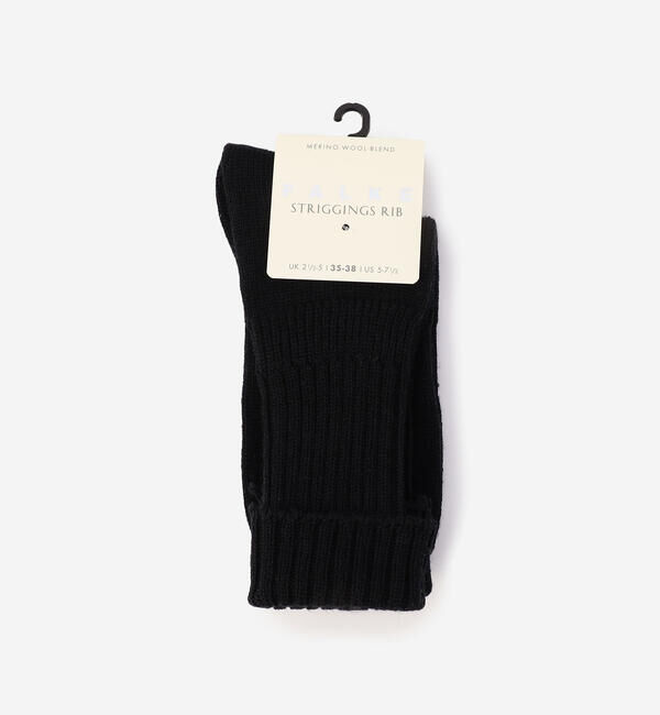 FALKE 「FALKE | 47520 STRIGGINGS RIB SOCKS WOMEN」|ソックス|BLACK