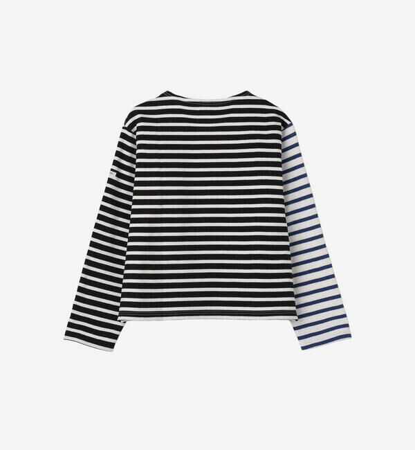 ORCIVAL「ORCIVAL | ハーレクイン コットンロード クルーネックフレンチバスクTシャツ WOMEN」|Tシャツ・カットソー|