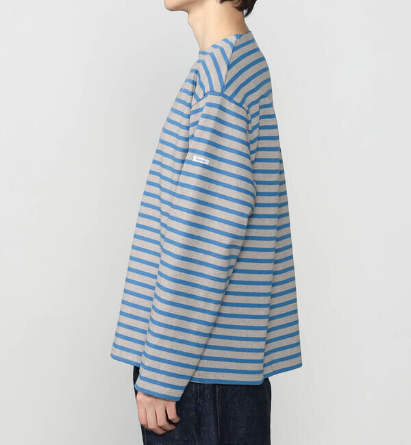 ORCIVAL「ORCIVAL | コットンロード クルーネック ワイドフレンチバスクTシャツ MEN」|Tシャツ・カットソー|