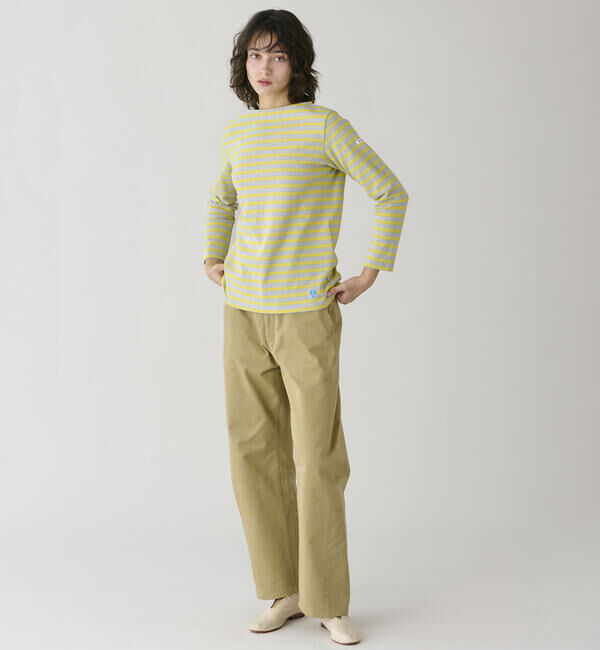 ORCIVAL「ORCIVAL | コットンロード ボートネック フレンチバスクTシャツ WOMEN」|Tシャツ・カットソー|