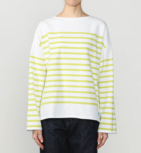 ORCIVAL「ORCIVAL | ラッセル ボートネック ワイドセーラーTシャツ WOMEN」|Tシャツ・カットソー|