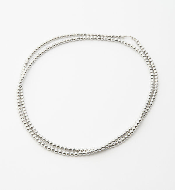 THE PAUSE「【THE PAUSE】メタルボールロングネックレス」|リング|