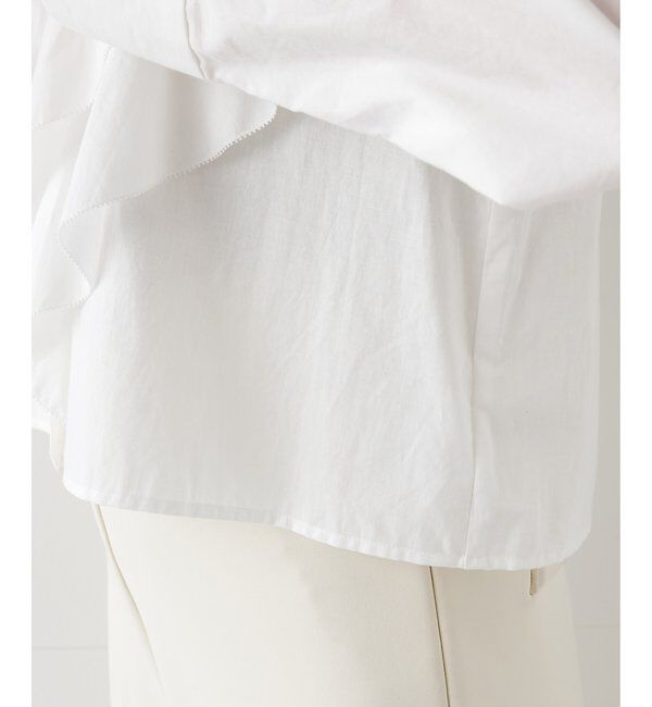 THE PAUSE「【THE PAUSE】フリルショートシャツ」|シャツ・ブラウス|