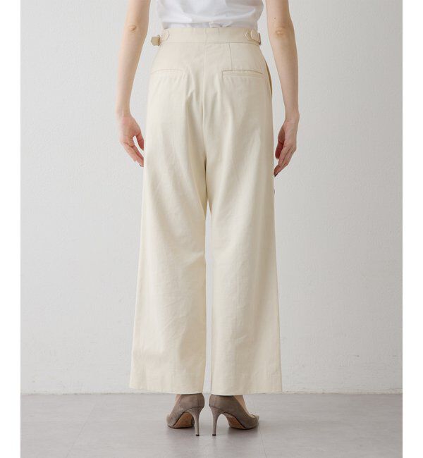  「コード刺繍パンツ」|チノ|