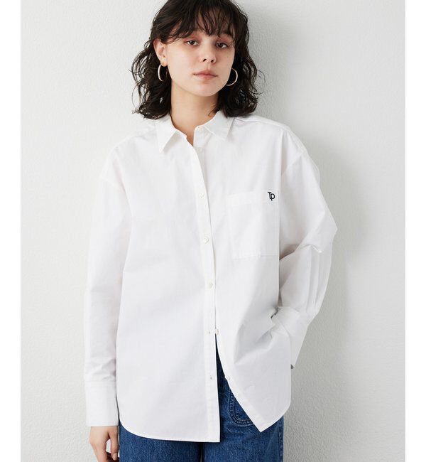 THE PAUSE「【THE PAUSE】ポケットシシュウシャツ」|シャツ・ブラウス|