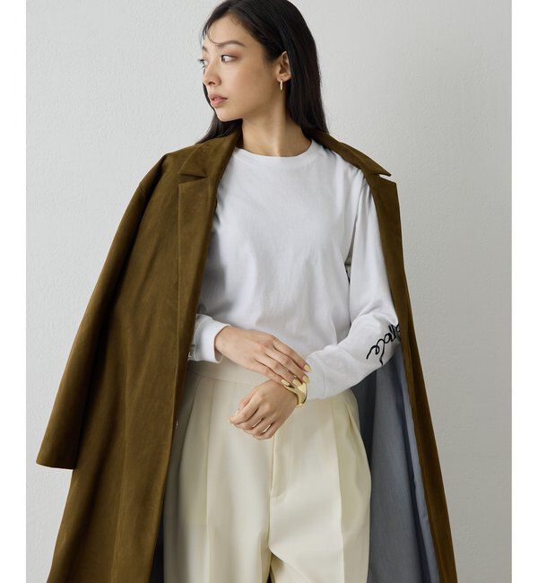  「スリーブロゴロングTシャツ」|Tシャツ・カットソー|