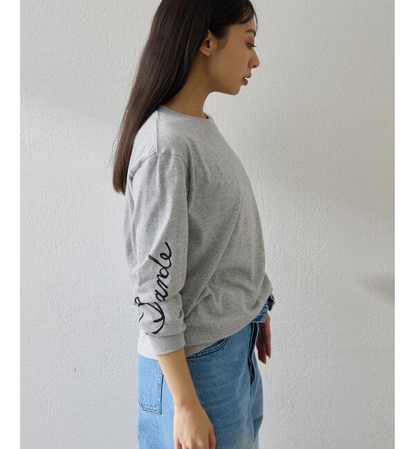  「スリーブロゴロングTシャツ」|Tシャツ・カットソー|